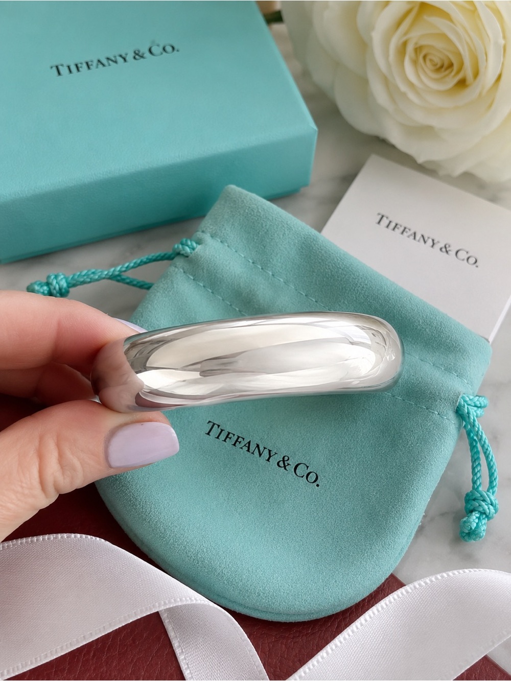 Tiffany Mexico Cuff Bracelet Taxco Tiffany Sterling Silver Bracelet Vintage - Picture 3 of 5